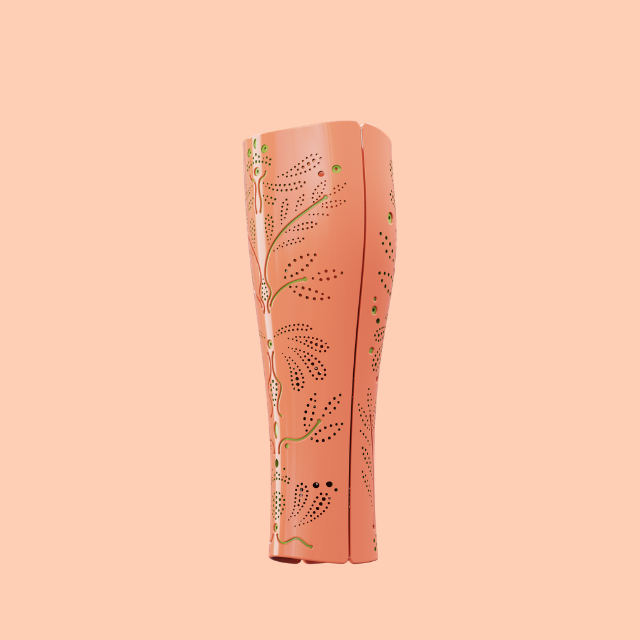 Hibou Flex (TT) - Peach Soft green glossy