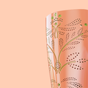 Hibou (TT) - Peach Soft green glossy