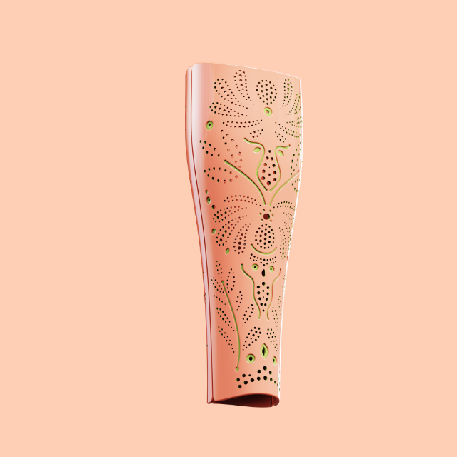 Hibou (TT) - Peach Soft green glossy