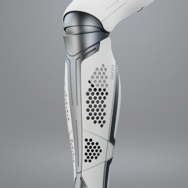 Hexa (OneFit) - White/Graphite matte